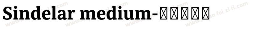 Sindelar medium字体转换